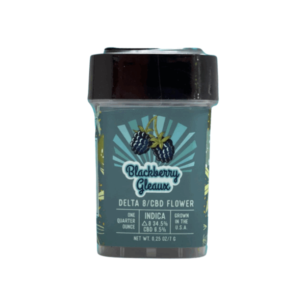 Blackberry Gleaux Delta 8/CBD Flower - Indica - Quarter Oz./7g