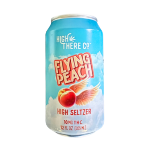 Flying Peach High Seltzer • 10MG THC • 4-Pack