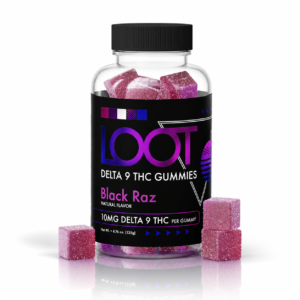 LOOT D9 - Black Razz Gummies 10mg D9